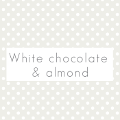 White chocolate & almond